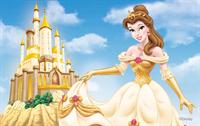 Disney barns matta med prinsessor och slott